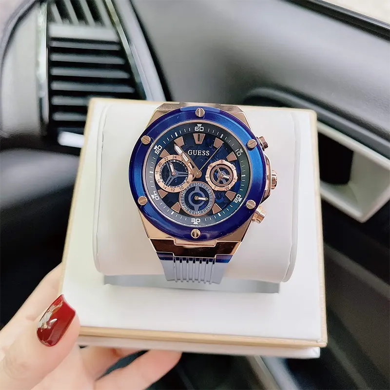 Guess Poseidon Multifunction Quartz Blue Dial Men’s Watch- GW0425G3